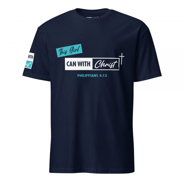 Unisex, This girl can, Teal label T-Shirt