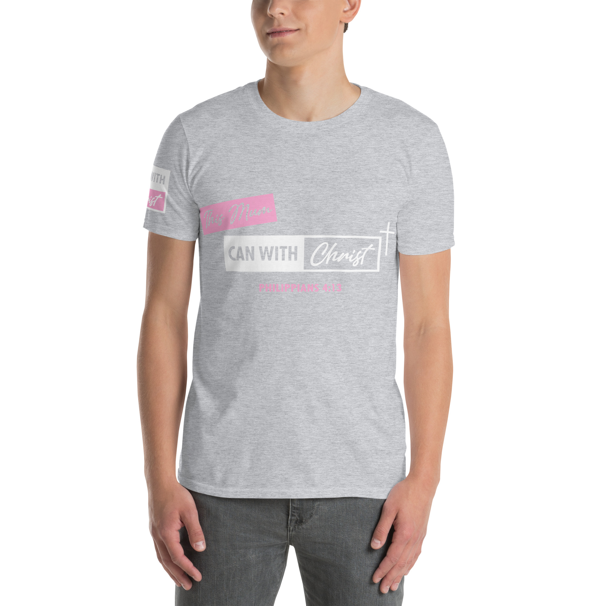 Unisex, this mum can, pink label T-Shirt - Image 10