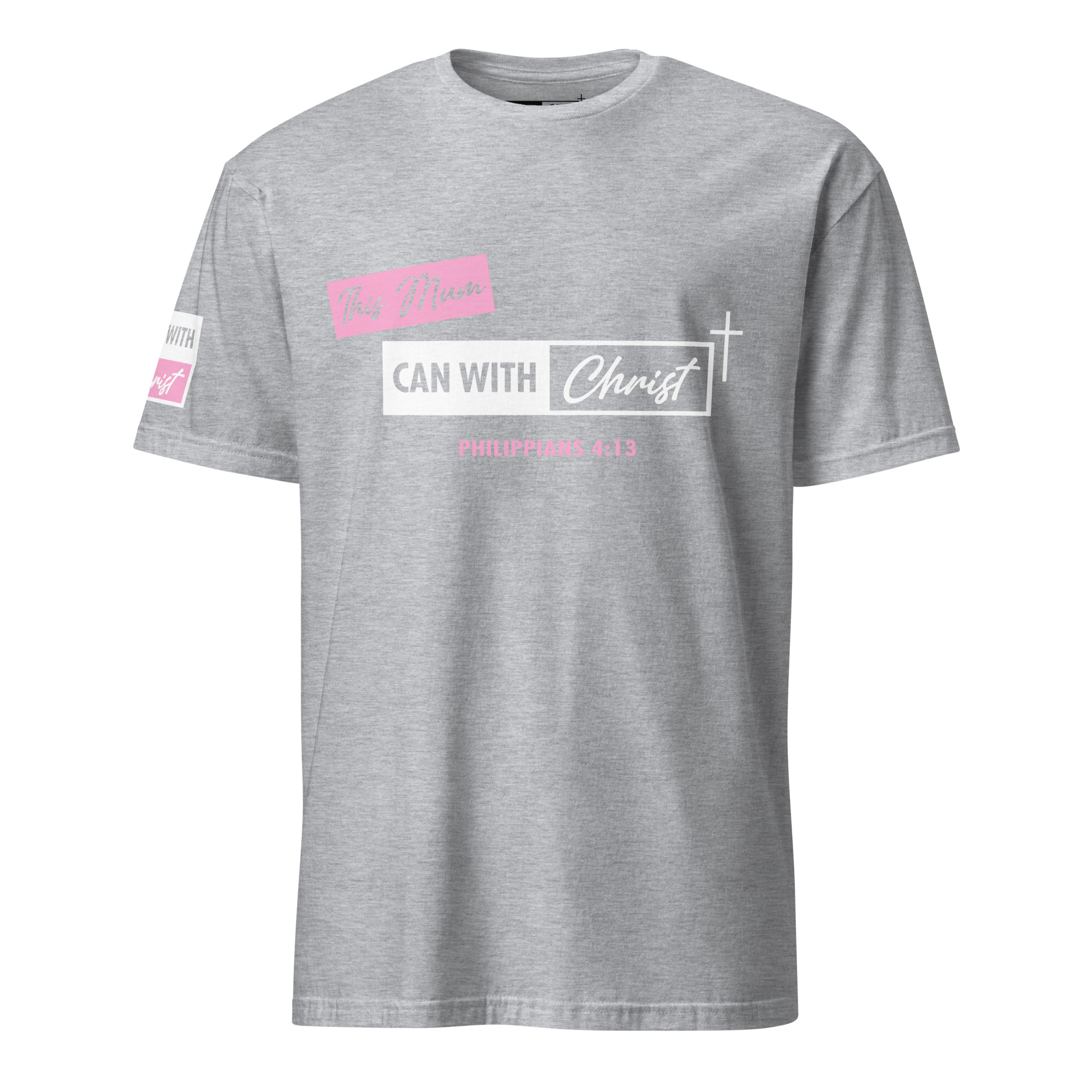 Unisex, this mum can, pink label T-Shirt - Image 4