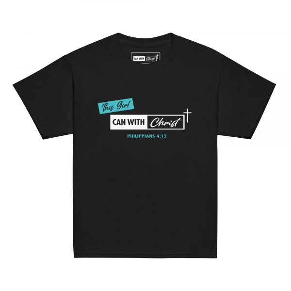 Kids, This girl can, Teal label T-shirt