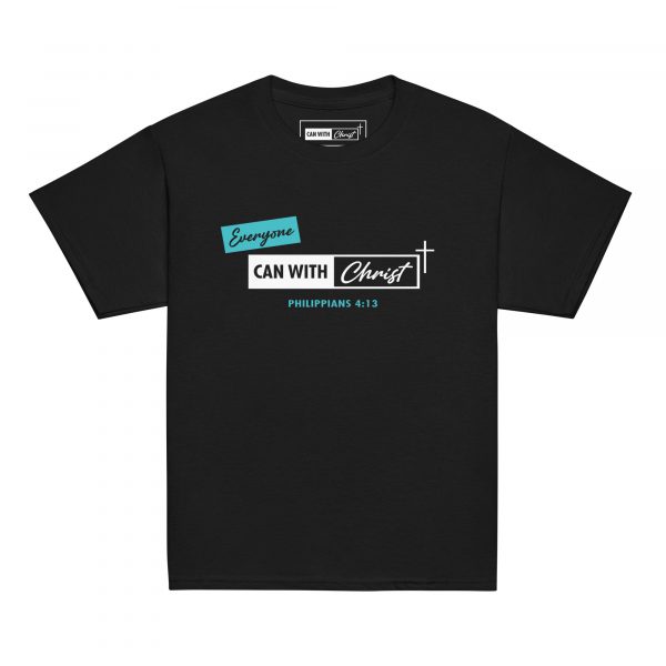 Kids, everyone can, teal label t-shirt