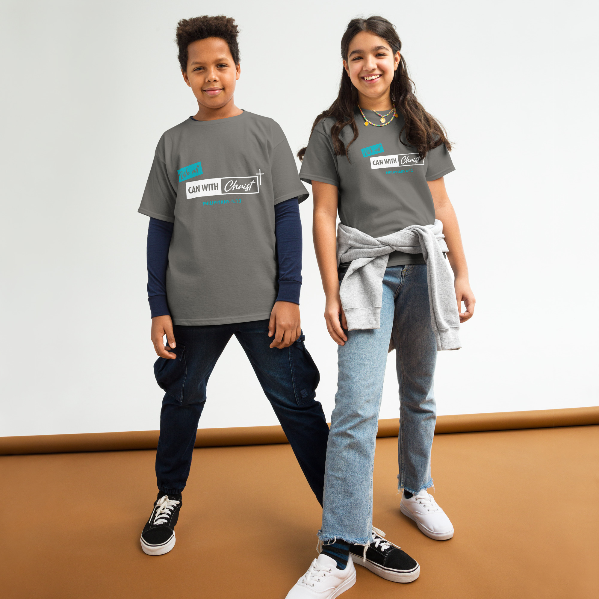 Kids, we all can, teal label t-shirt - Image 2