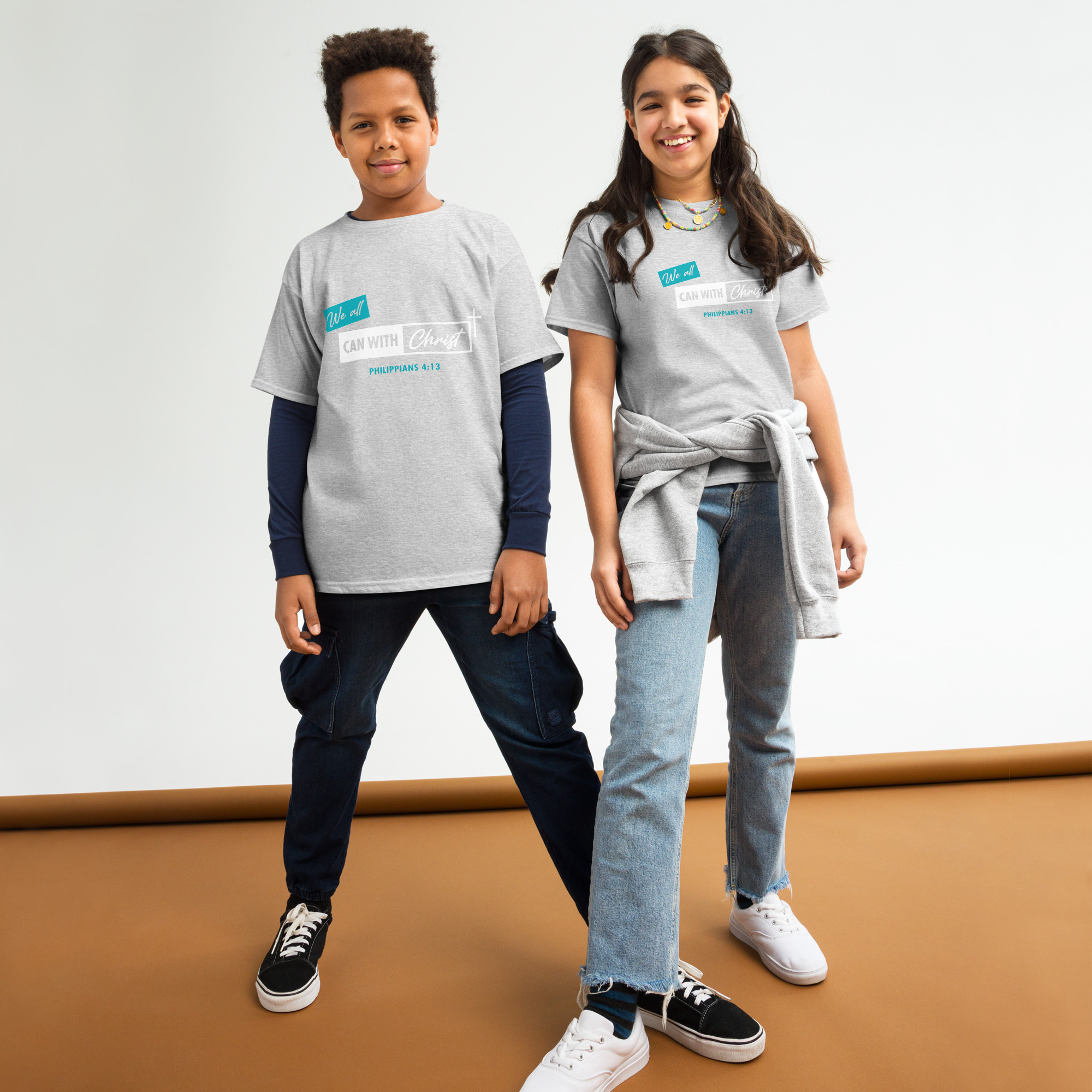 Kids, we all can, teal label t-shirt - Image 3