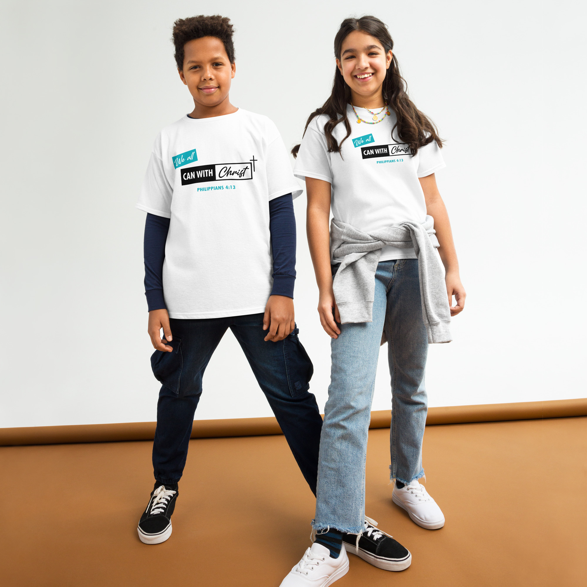 Kids, we all can, teal label t-shirt - Image 4