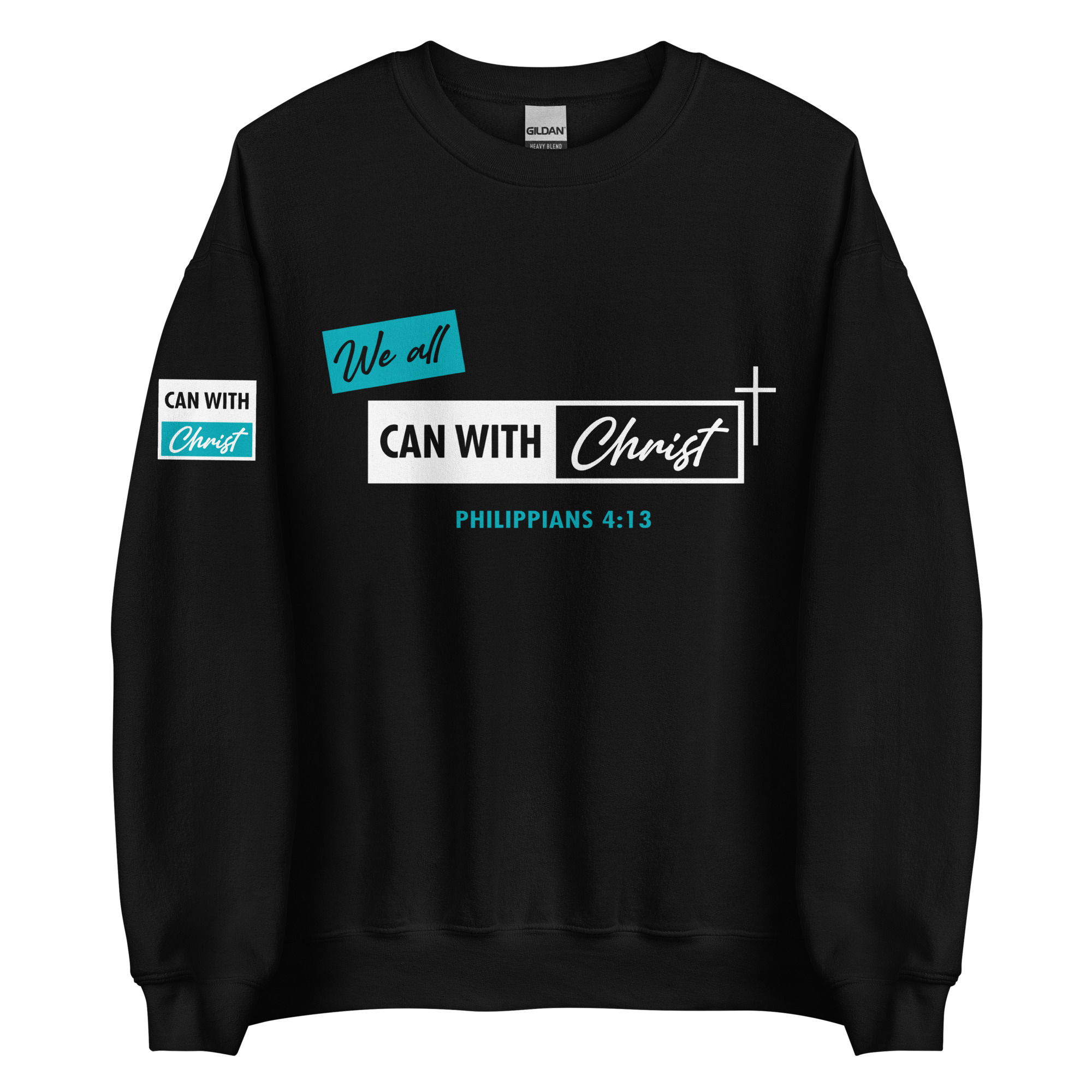 We all can, teal label Sweatshirt