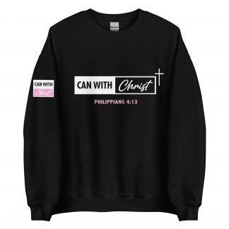 Can with Christ, pink label sweatshirt