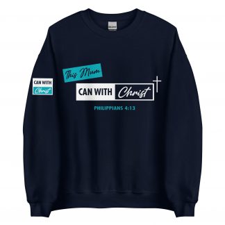 This mum can, teal label Sweatshirt