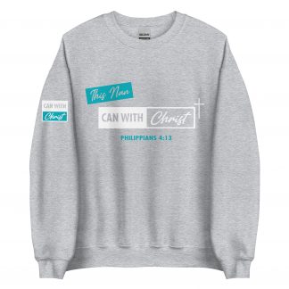 This nan can, teal label Sweatshirt