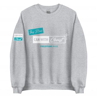 This man can, teal label Sweatshirt