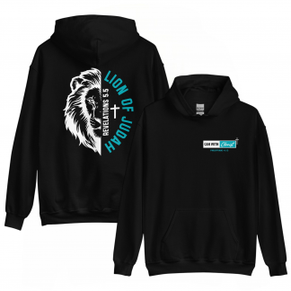 Lion of Judah Teal Label Hoodie