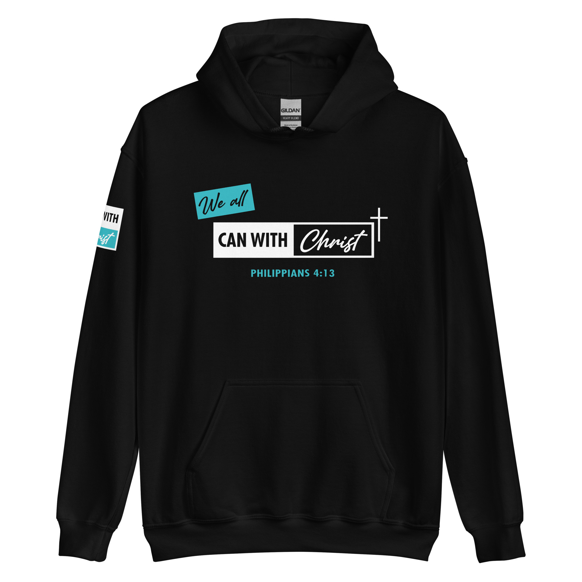 We all can, teal label hoodie - Image 2