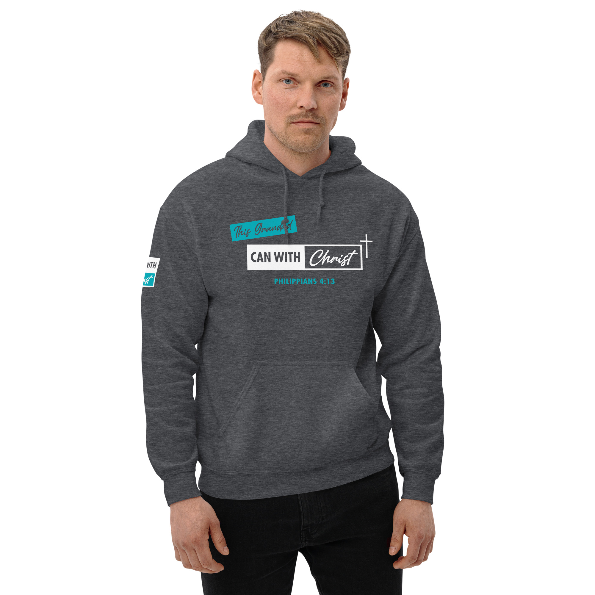 This grandad can, teal label hoodie - Image 6