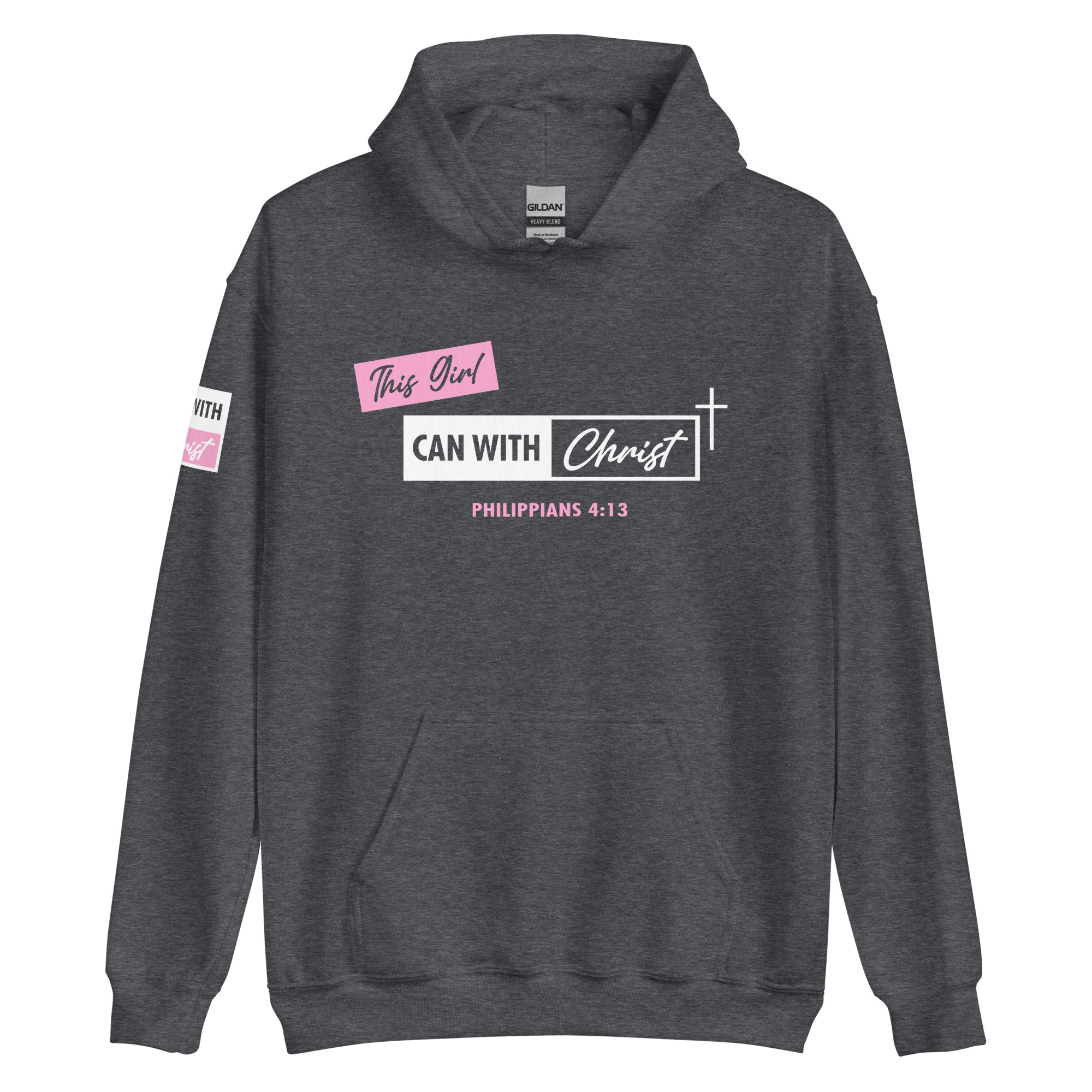 This girl can, pink label hoodie - Image 2