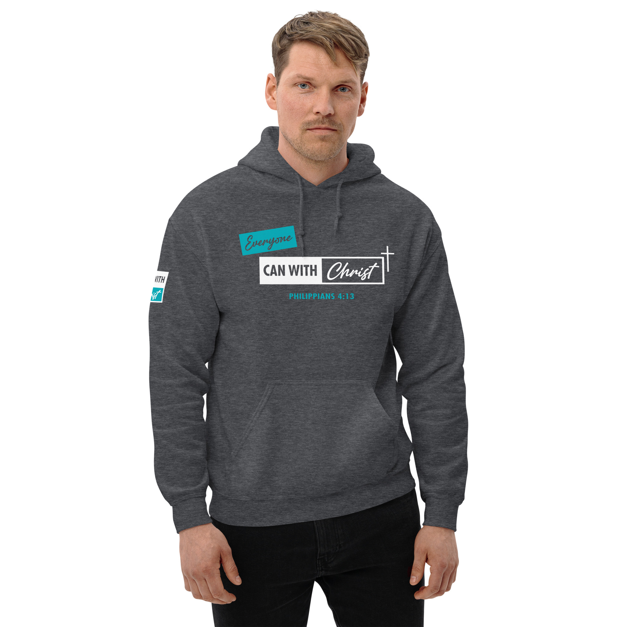 Everyone can, teal label hoodie - Image 7