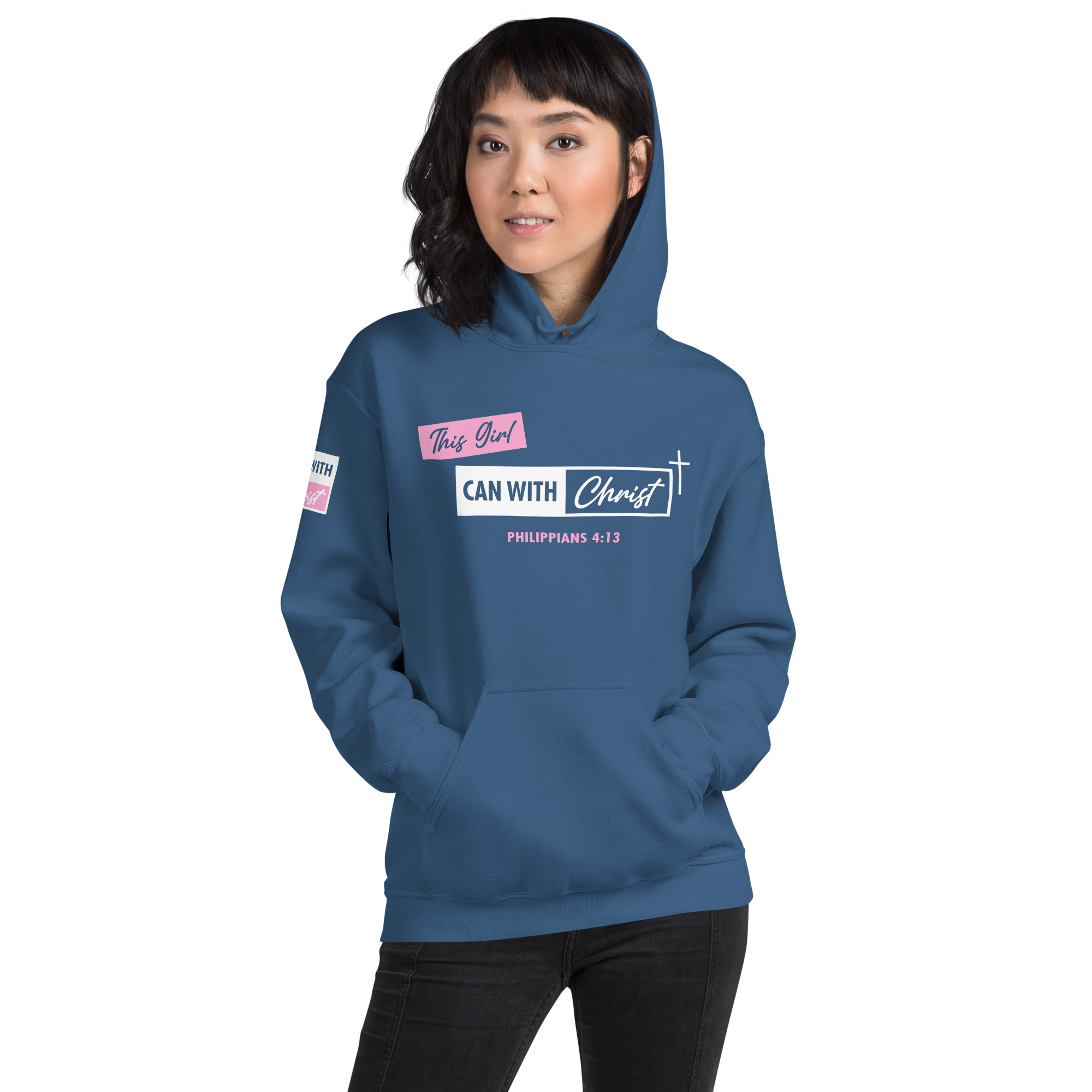 This girl can, pink label hoodie - Image 5