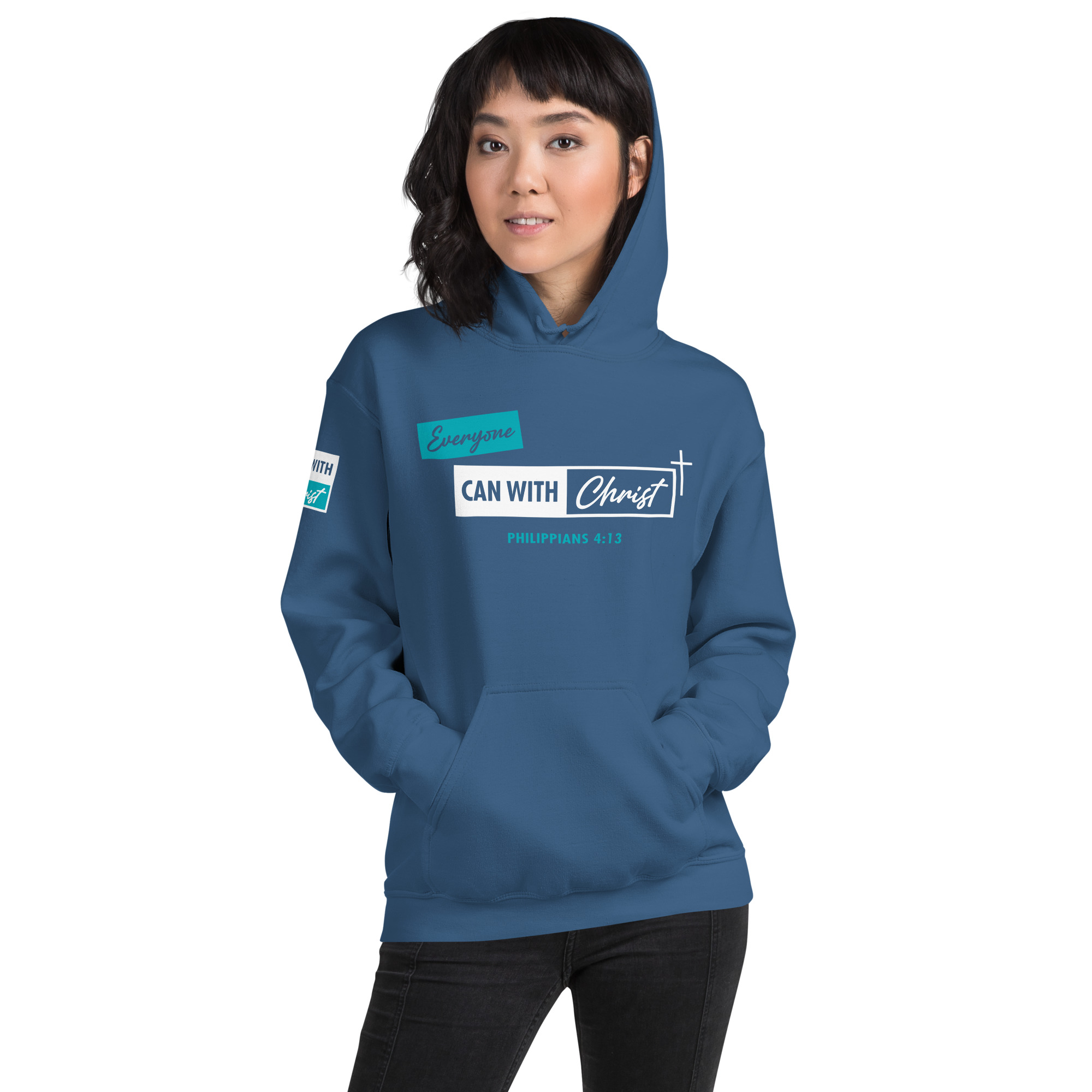 Everyone can, teal label hoodie - Image 12