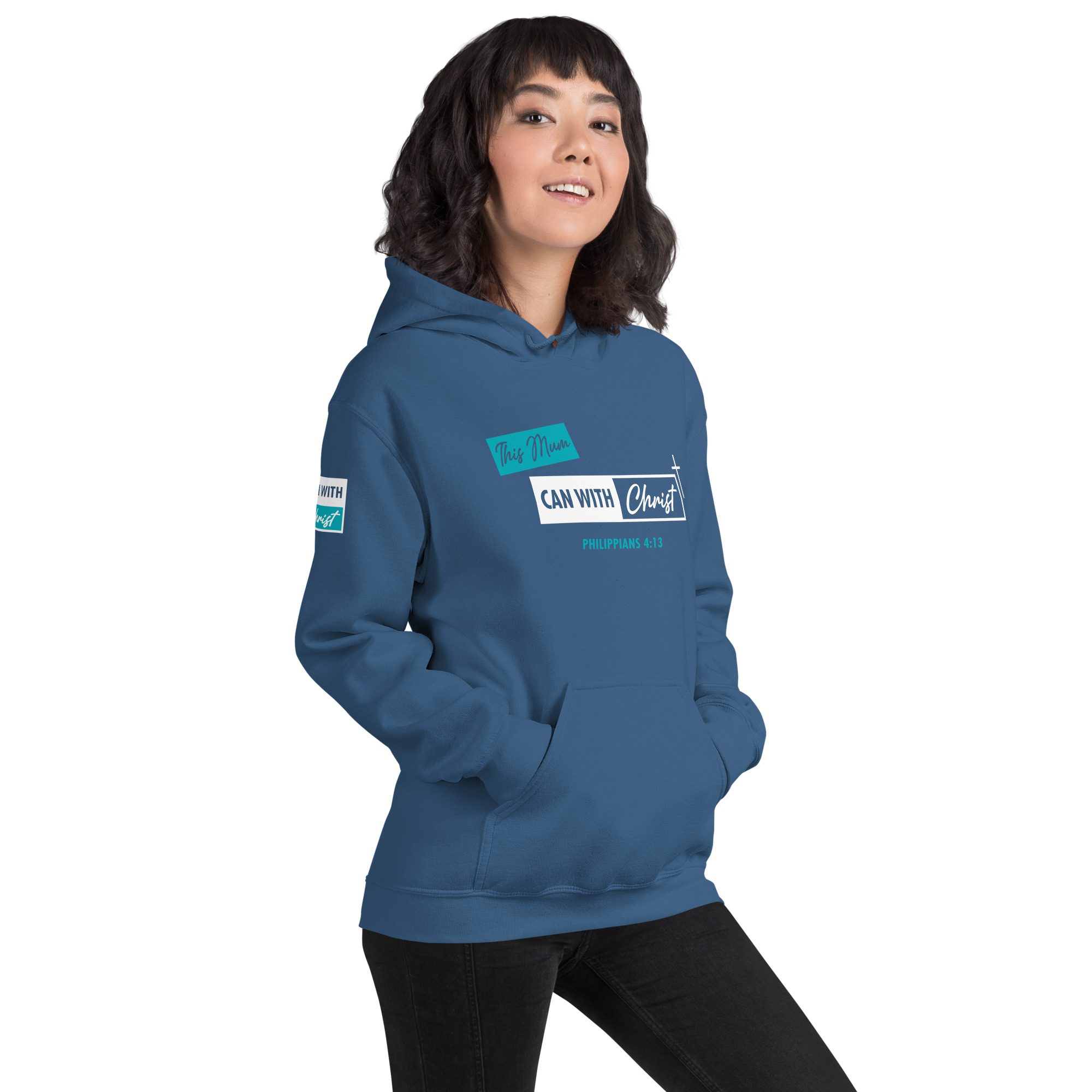 This mum can, teal label hoodie - Image 5