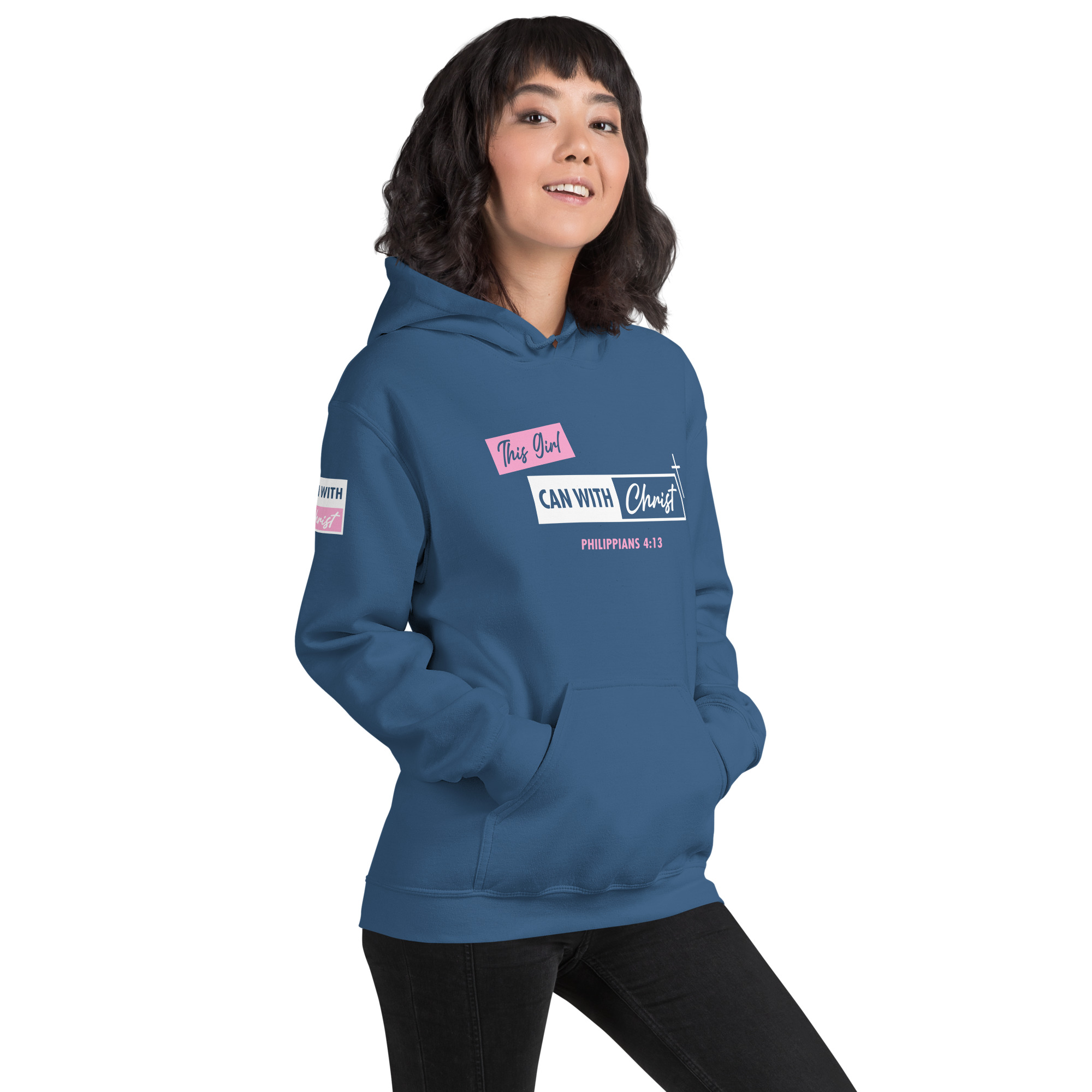 This girl can, pink label hoodie - Image 12