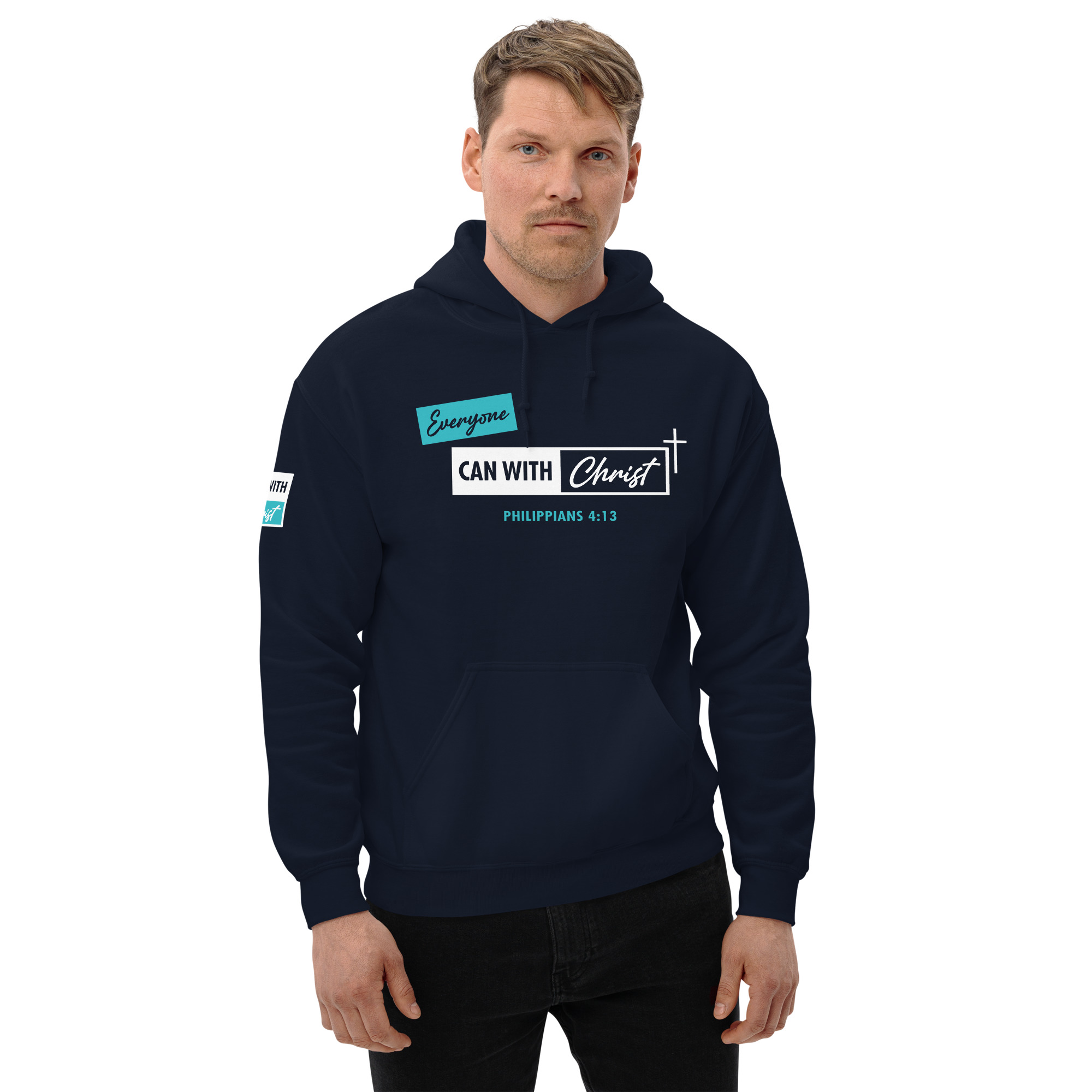 Everyone can, teal label hoodie - Image 6