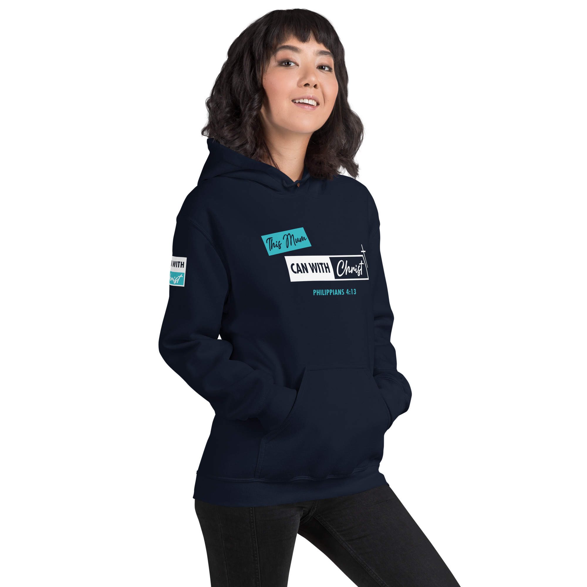 This mum can, teal label hoodie - Image 7